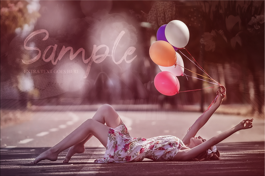 PREMADE #25
SUMMER GIRL WITH BALLOONS
