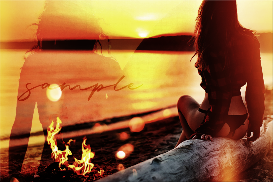 PREMADE #32
FIRE ON THE BEACH
