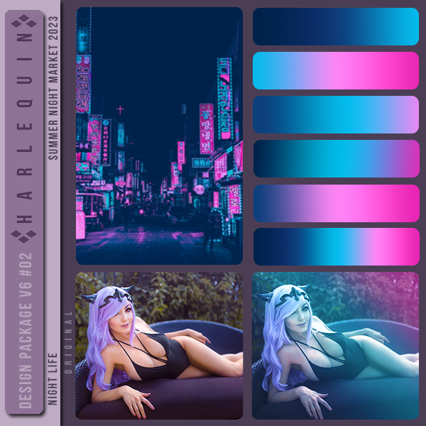 DESIGN PACKAGE V6 #002 [NIGHT LIFE] 
AVAILABLE AUGUST 2024 (SUMMER NIGHT MARKET 2023)

