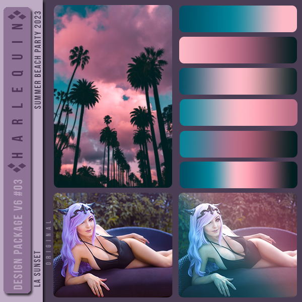 DESIGN PACKAGE V6 #003 [LA SUNSET]
AVAILABLE AUGUST 2024 (SUMMER BEACH PARTY 2023)

