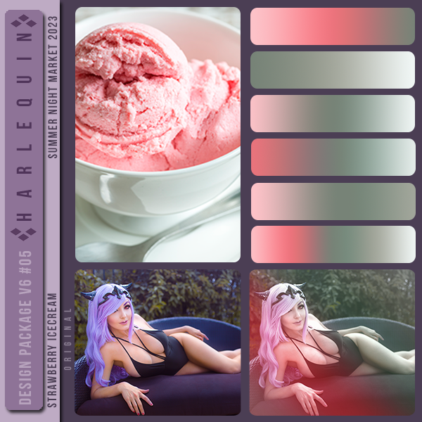 DESIGN PACKAGE V6 #005 [STRAWBERRY ICECREAM] 
AVAILABLE AUGUST 2024 (SUMMER NIGHT MARKET 2023)

