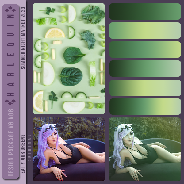 DESIGN PACKAGE V6 #008 [EAT YOUR GREENS] 
AVAILABLE AUGUST 2024 (SUMMER NIGHT MARKET 2023)

