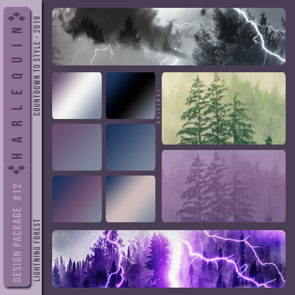 DESIGN PACKAGE #012  [LIGHTNING FOREST]
