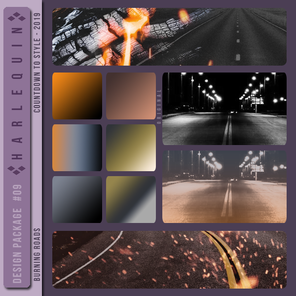 DESIGN PACKAGE #009  [BURNING ROADS]
