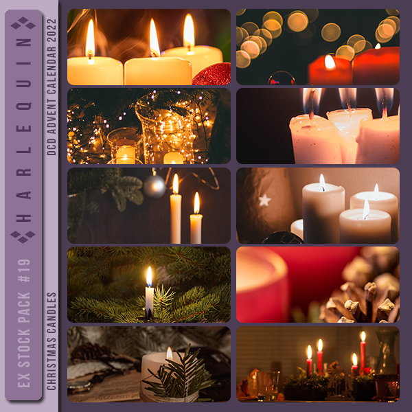 EXCLUSIVE STOCK PACK #019 [CHRISTMAS CANDLES]
AVAILABLE DECEMBER 2023 (DCD ADVENT CALENDAR 2022)
