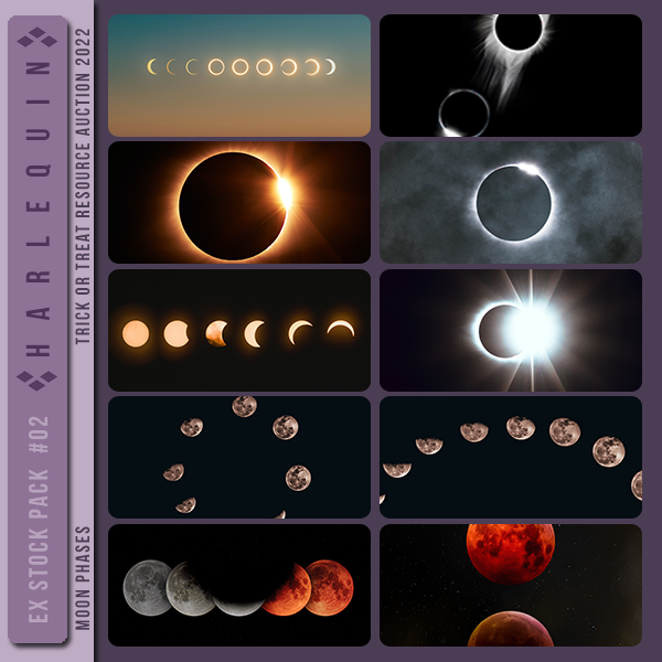 EXCLUSIVE STOCK PACK #002 [MOON PHASES]
(TRICK OR TREAT RESOURCE AUCTION 2023)
