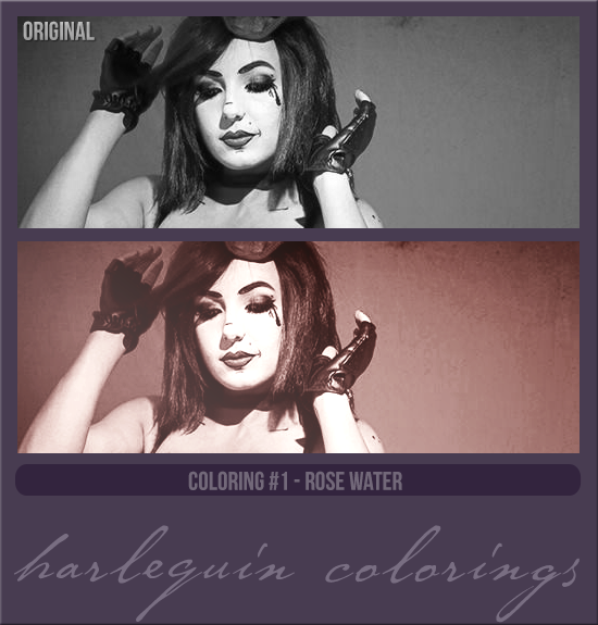 COLORING #001  [ ROSE WATER]
