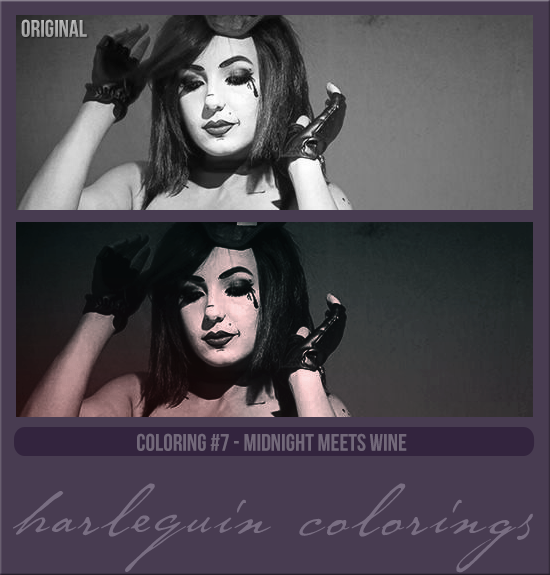 COLORING #007 [MIDNIGHT MEETS WINE]
