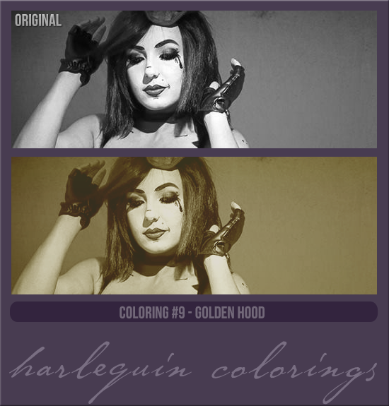 COLORING #009   [GOLDEN HOOD]
