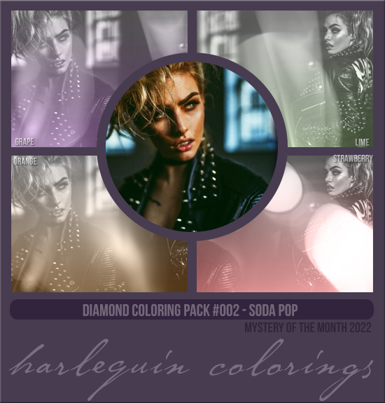 DIAMOND COLORING PACK #002 [SODA POP]
AVAILABLE JUNE 2023 (MOTM JUNE 2022)
