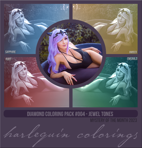 DIAMOND COLORING PACK #004 [JEWEL TONES]
AVAILABLE JULY 2024 (MOTM JULY 2023)
