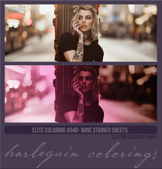 ELITE COLORING #048 [WINE STAINED SHEETS]
CUSTOM COLORING: DINNI 2023
AVAILABLE MAY 1ST 2024
