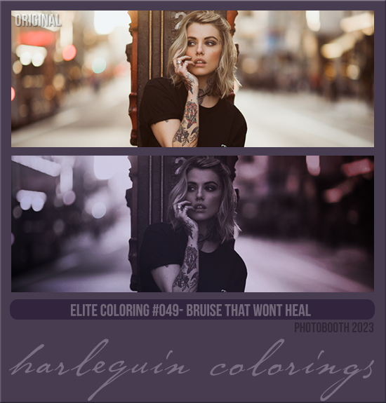 ELITE COLORING #049 [BRUISE THAT WONT HEAL]
PHOTOBOOTH 2023
AVAILABLE NOVEMBER 1ST 2024
