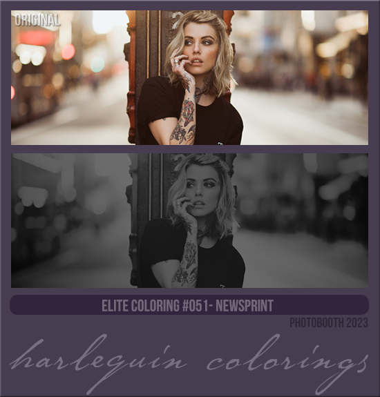 ELITE COLORING #051 [NEWSPRINT]
PHOTOBOOTH 2023
AVAILABLE NOVEMBER 1ST 2024
