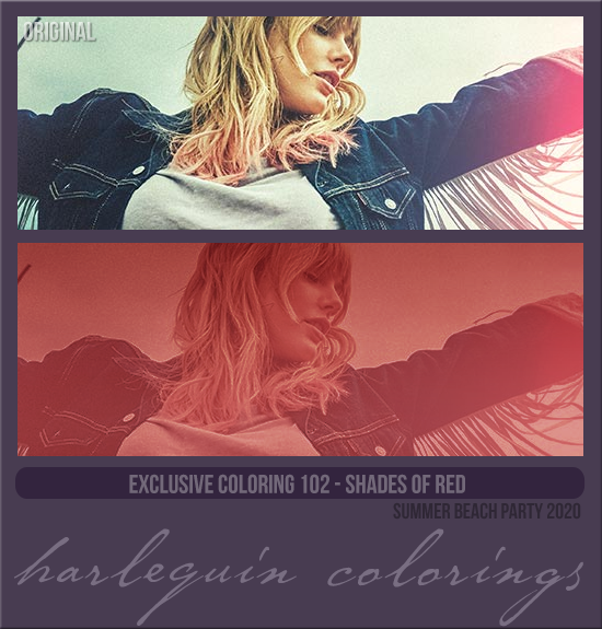 EXCLUSIVE COLORING #102  [SHADES OF RED]
