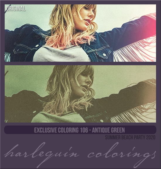 EXCLUSIVE COLORING #106  [ANTIQUE GREEN]
