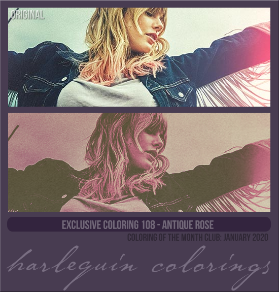 EXCLUSIVE COLORING #108  [ANTIQUE ROSE]
