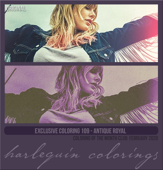 EXCLUSIVE COLORING #109  [ANTIQUE ROYAL]
