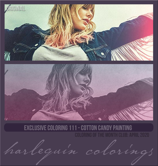 EXCLUSIVE COLORING #111 [COTTON CANDY PAINTING]
