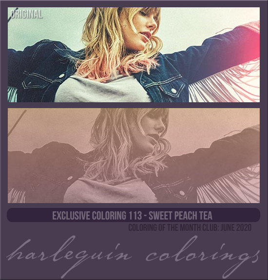 EXCLUSIVE COLORING #113  [SWEET PEACH TEA]
