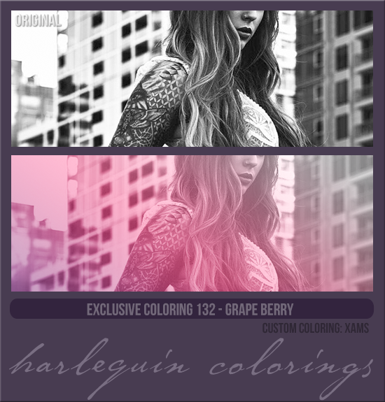 EXCLUSIVE COLORING #132  [GRAPE BERRY]
