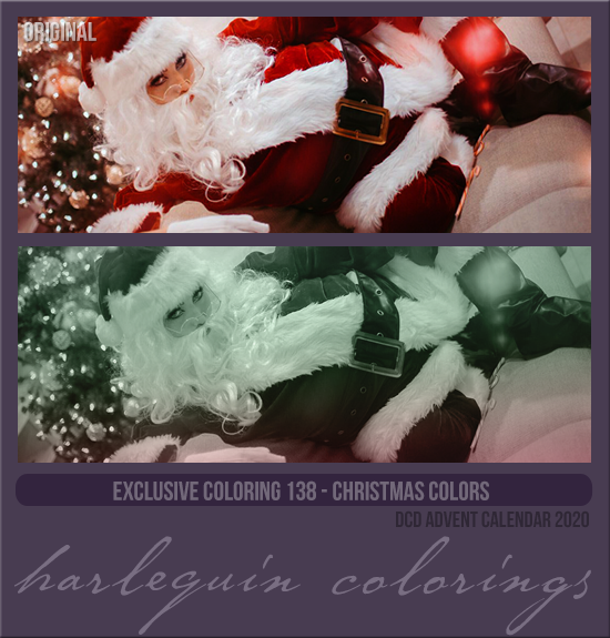 EXCLUSIVE COLORING #138  [CHRISTMAS COLORS]
