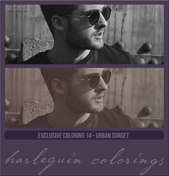 EXCLUSIVE COLORING #014  [URBAN SUNSET]
