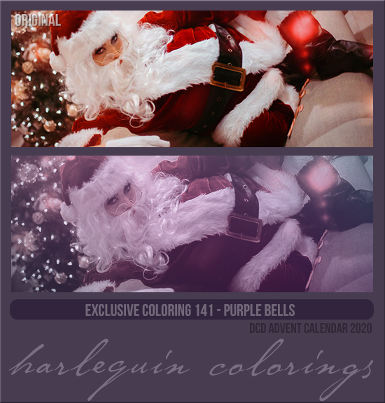 EXCLUSIVE COLORING #141  [PURPLE BELLS]
