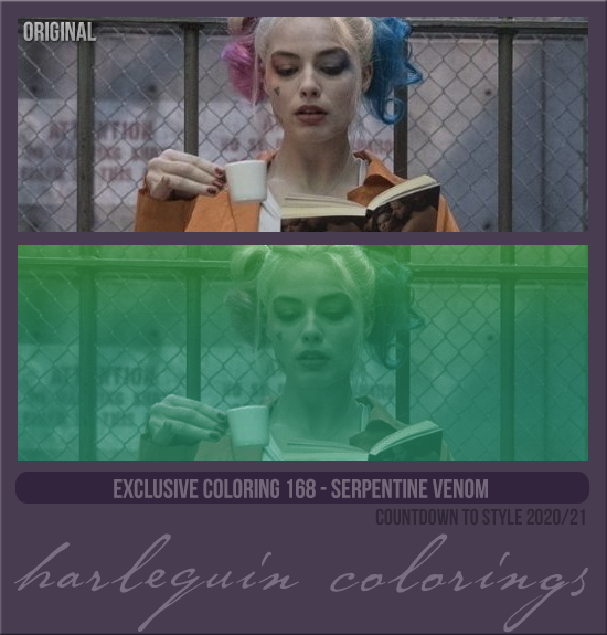 EXCLUSIVE COLORING #168  [SERPENTINE VENOM]
