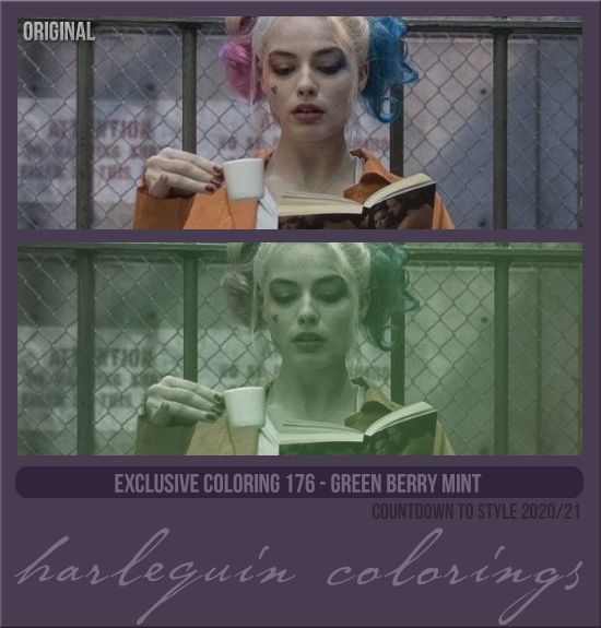 EXCLUSIVE COLORING #176 [GREEN BERRY MINT]
