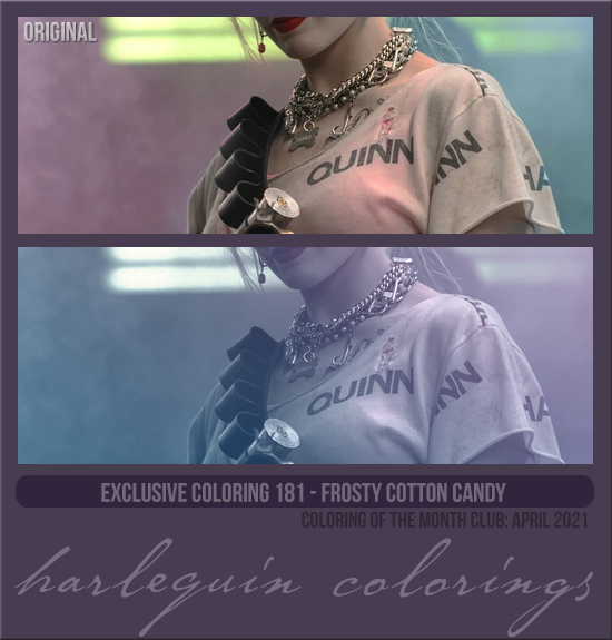 EXCLUSIVE COLORING #181 [FROSTY COTTON CANDY]
