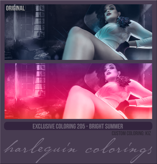 EXCLUSIVE COLORING #205 [BRIGHT SUMMER]
