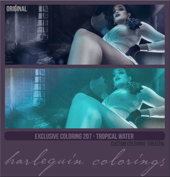 EXCLUSIVE COLORING #207 [TROPICAL WATER]
