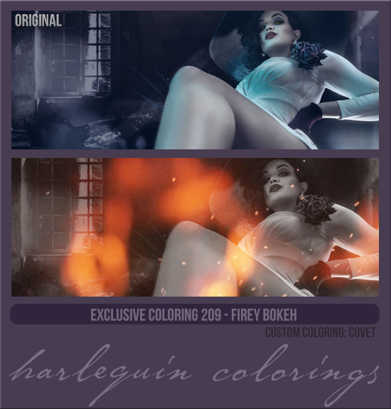 EXCLUSIVE COLORING #209 [FIREY BOKEH]
