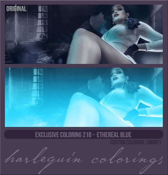 EXCLUSIVE COLORING #218 [ETHEREAL BLUE]
