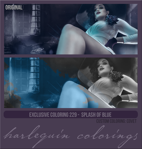 EXCLUSIVE COLORING #229 [SPLASH OF BLUE]
