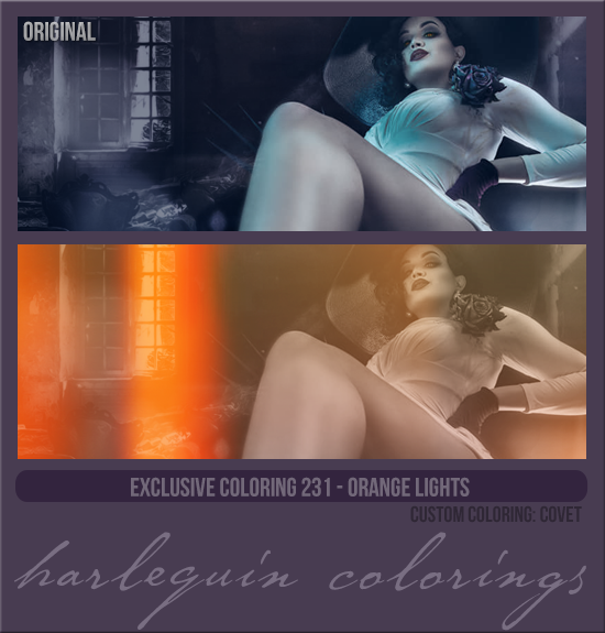 EXCLUSIVE COLORING #231 [ORANGE LIGHTS]
