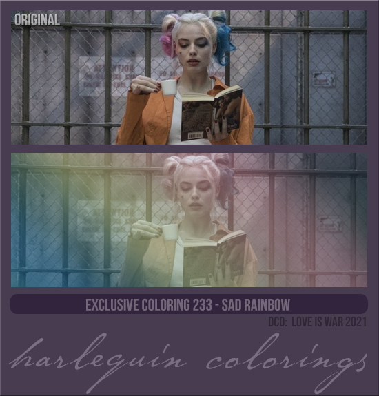 EXCLUSIVE COLORING #233 [SAD RAINBOW]
(LOVE IS WAR 2021)
