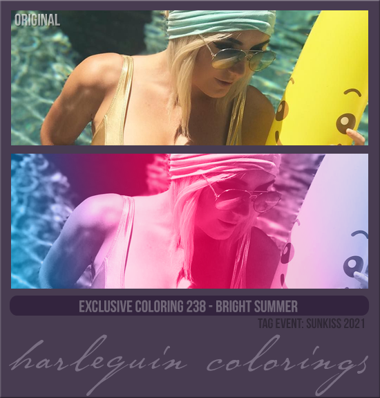 EXCLUSIVE COLORING #238 [BRIGHT SUMMER]
(TAG SUNKISS 2021)
