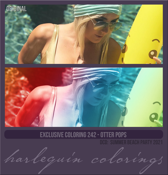 EXCLUSIVE COLORING #242 [OTTER POPS]
(SUMMER BEACH PARTY 2021)
