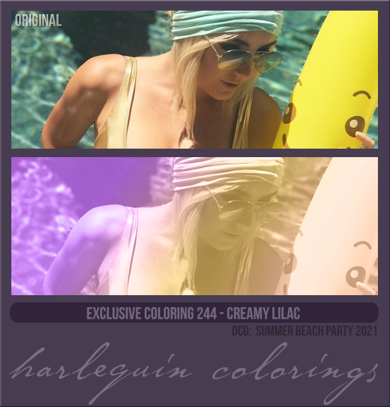 EXCLUSIVE COLORING #244 [CREAMY LILAC]
(SUMMER BEACH PARTY 2021)
