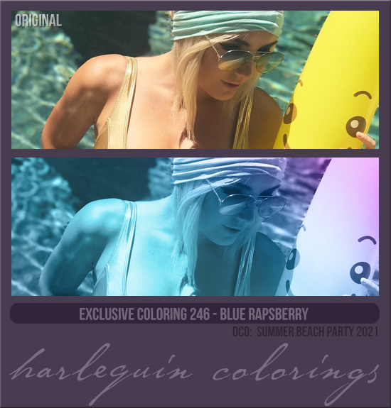 EXCLUSIVE COLORING #246 [BLUE RASPBERRY]
(SUMMER BEACH PARTY 2021)
