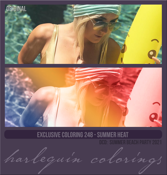 EXCLUSIVE COLORING #248 [SUMMER HEAT]
(SUMMER BEACH PARTY 2021)
