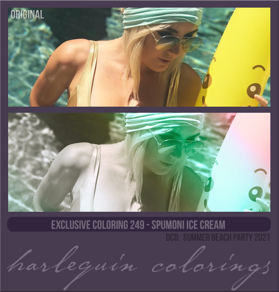 EXCLUSIVE COLORING #249 [SPUMONI ICE CREAM]
(SUMMER BEACH PARTY 2021)
