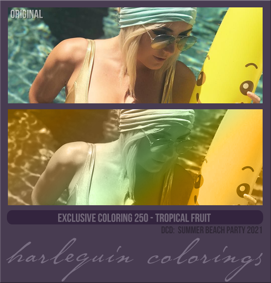 EXCLUSIVE COLORING #250 [TROPICAL FRUIT]
(SUMMER BEACH PARTY 2021)
