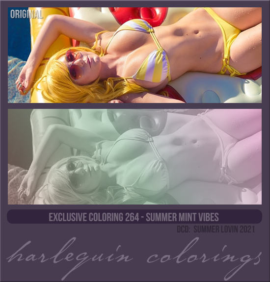 EXCLUSIVE COLORING #264 [SUMMER MINT VIBES]
(SUMMER LOVIN 2021)
