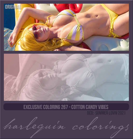 EXCLUSIVE COLORING #267 [COTTON CANDY VIBES]
(SUMMER LOVIN 2021)
