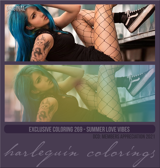 EXCLUSIVE COLORING #269 [SUMMER LOVE VIBES]
(DCD MEMBERS APPRECIATION 2021)
