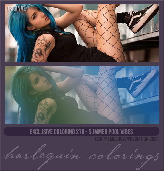 EXCLUSIVE COLORING #270 [SUMMER POOL VIBES]
(DCD MEMBERS APPRECIATION 2021)
