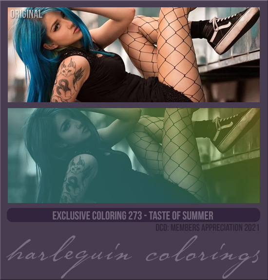 EXCLUSIVE COLORING #273 [TASTE OF SUMMER]
(DCD MEMBERS APPRECIATION 2021)
